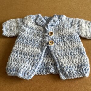 a picture of a blue jacket for a baby